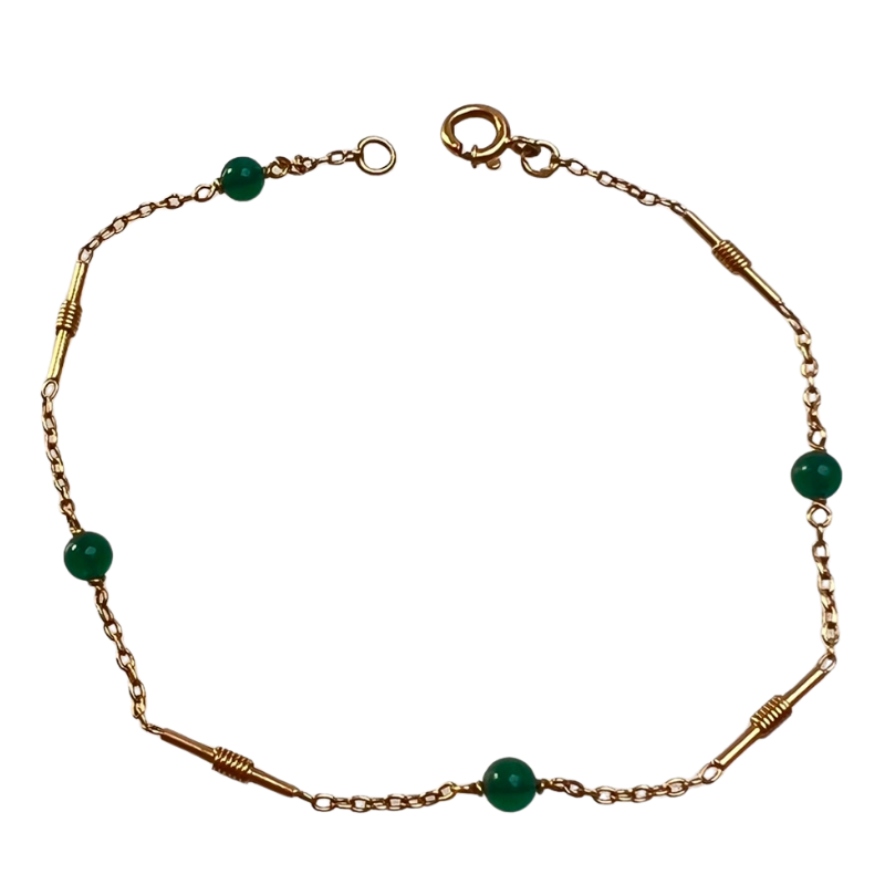 pulseira-pedra-verde-ouro