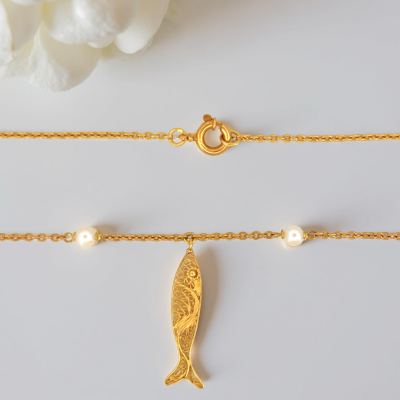 colar-sardinha-pérolas-ouro