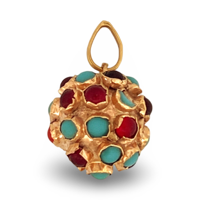 Colorful Gem Sphere Pendant...