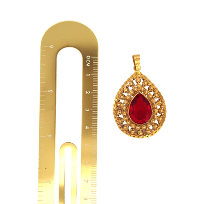 medalha-pedra-vermelha-ouro