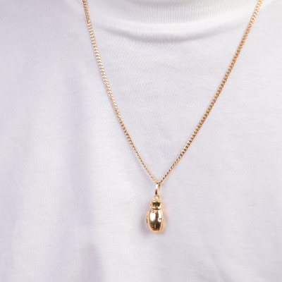 berloque luva boxe ouro