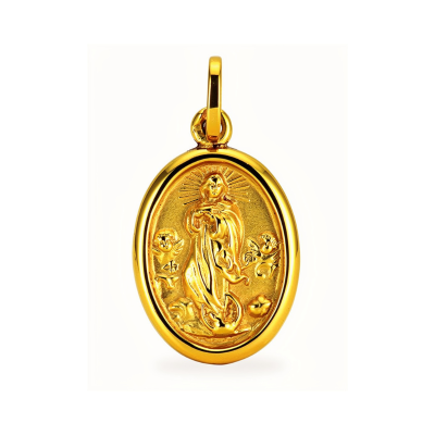 Medalla Oval Virgen María...