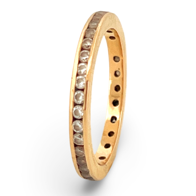 Memory Ring with White...