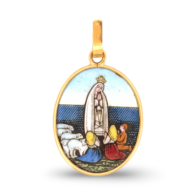 Oval Our Lady of the Rosary...