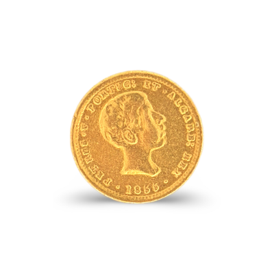 Mil Réis Coin in 19K Yellow...