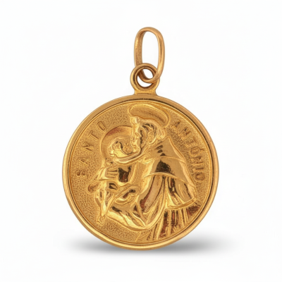 medalha-santo-antónio-ouro