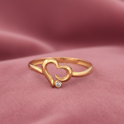 anel-coração-solitário-ouro