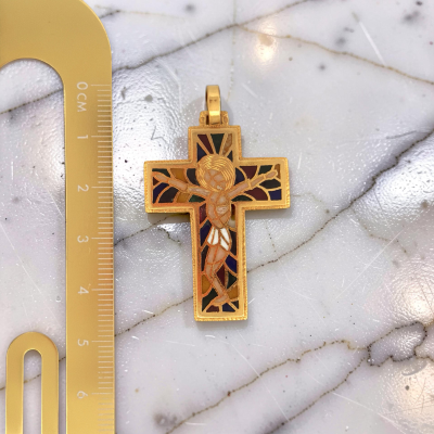 crucifixo-vitral-ouro