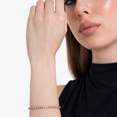 pulseira-aço-cristais-rosa