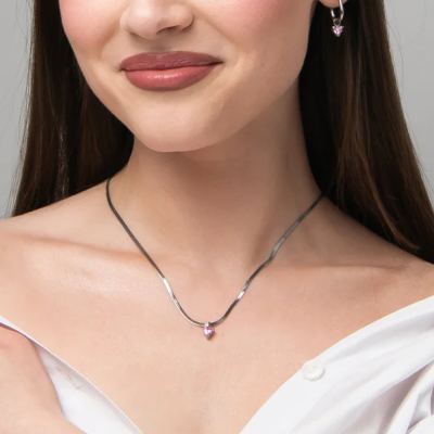 colar-aço-coração-rosa