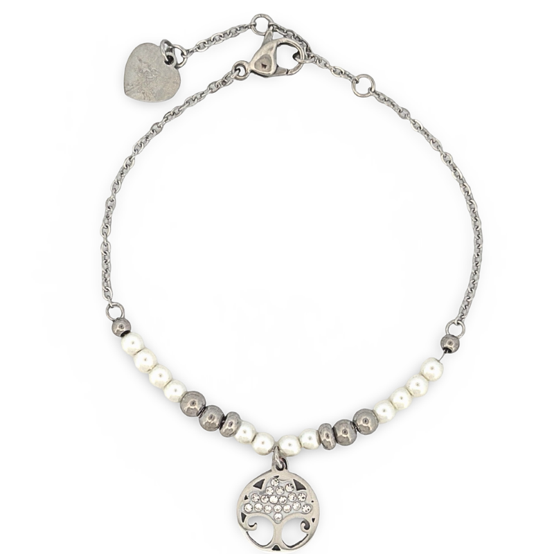pulseira-aço-pérolas-árvore