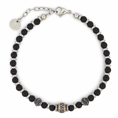 pulseira-ágata-preta-aço
