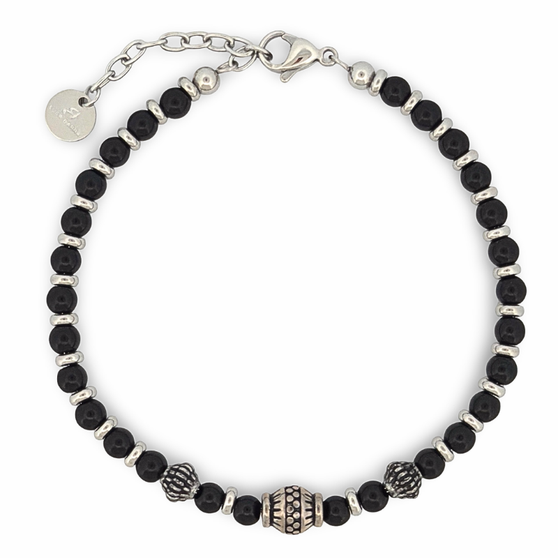pulseira-ágata-preta-aço