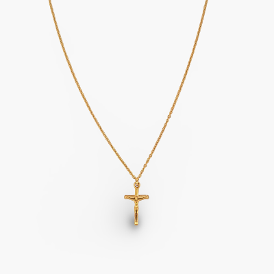 colar-aço-dourado-cruz