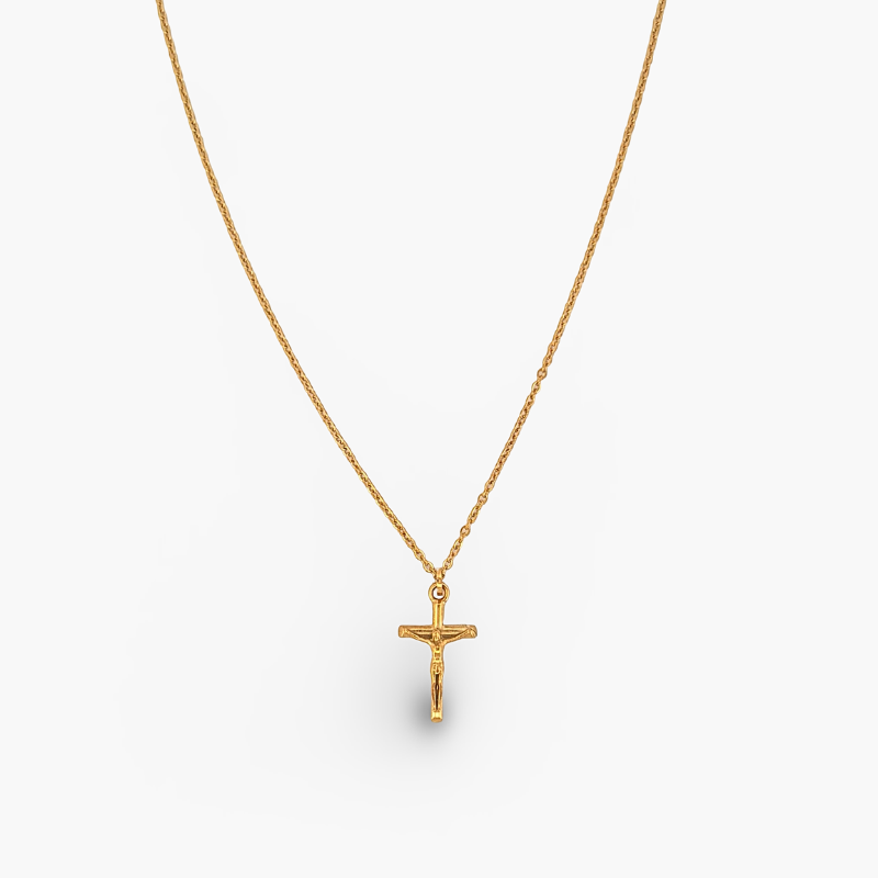 colar-aço-dourado-cruz
