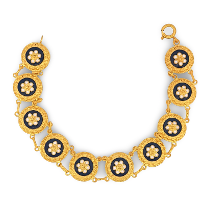 pulseira-caramujos-dourada