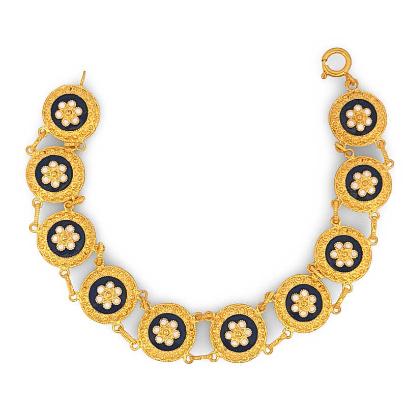 pulseira-caramujos-dourada