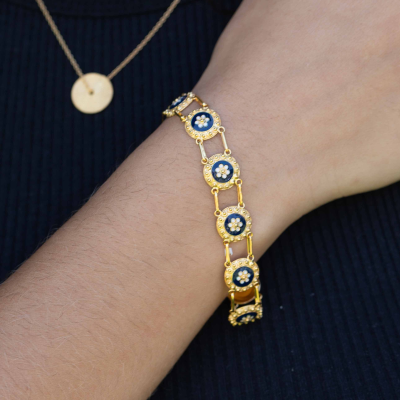 pulseira-caramujos-dourada