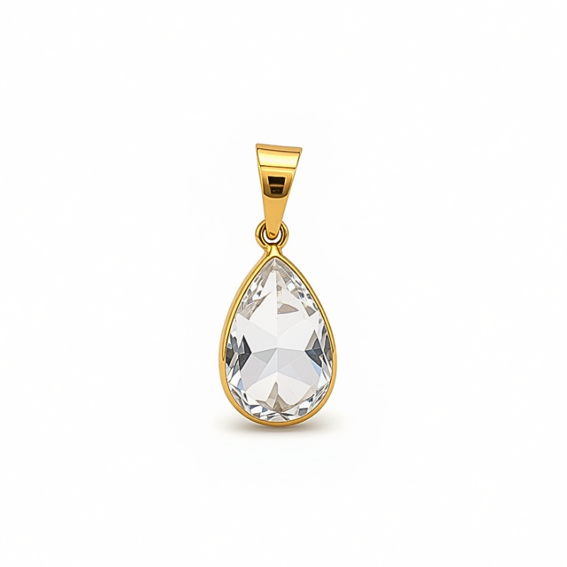 pendente-gota-pedra-ouro