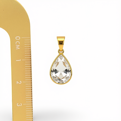 pendente-gota-pedra-ouro