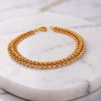 pulseira-flores-ouro