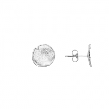 5mm Silver Button Earrings