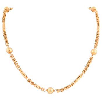 19K Yellow Gold Necklace...