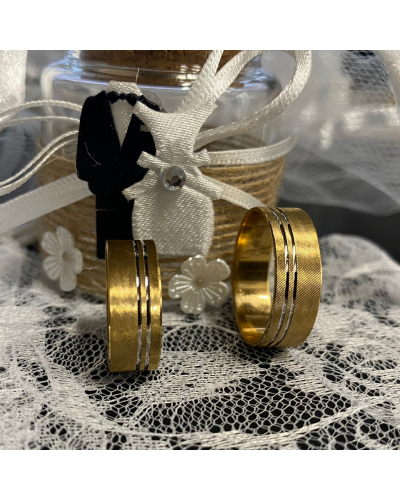 anéis casamento ouro9k