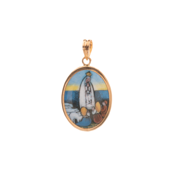 Oval Our Lady Rosary Medal...