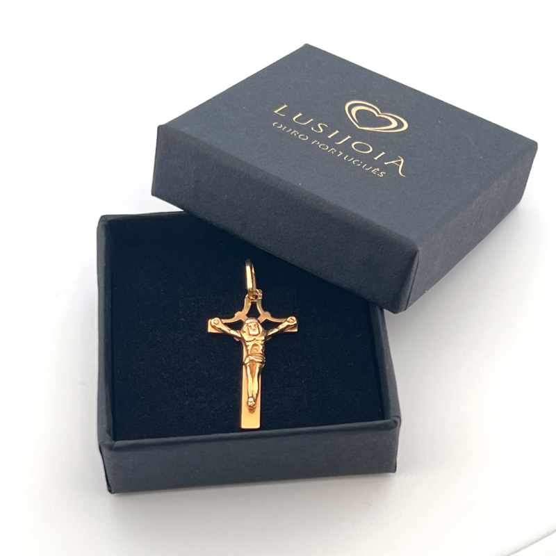 crucifixo ouro usado