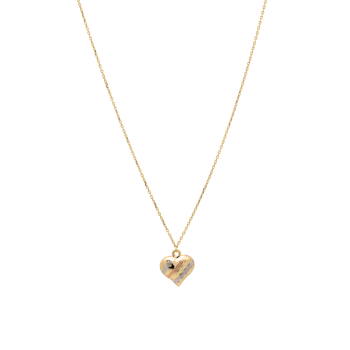 19.2ct Gold Heart Necklace...