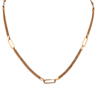 19.2ct Gold Clips Necklace