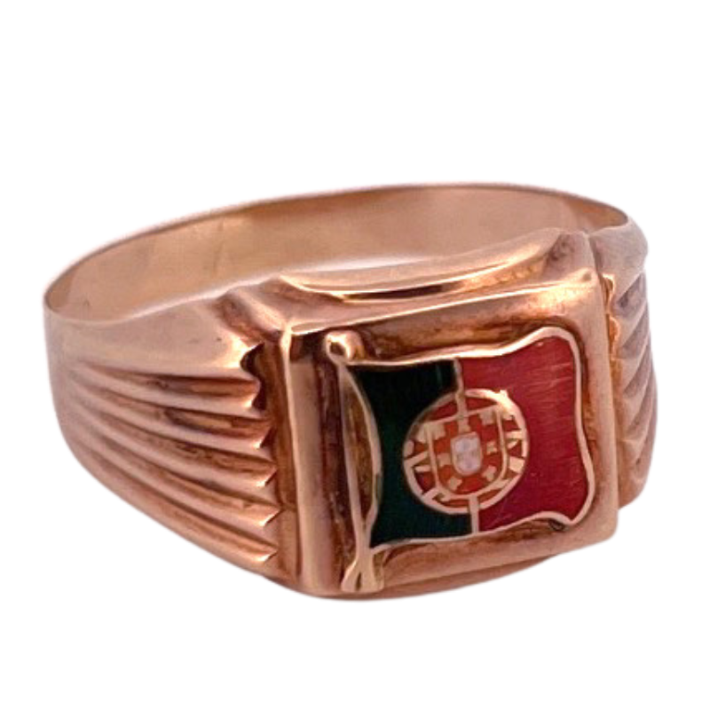 anel bandeira portuguesa