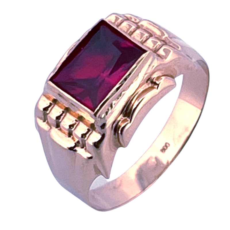 anel pedra pink