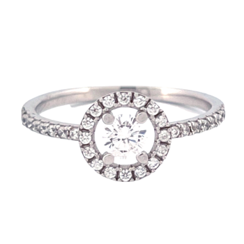 9K White Gold Solitaire...