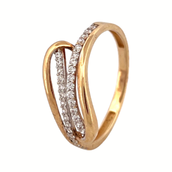 19K Yellow Gold Open Ring...