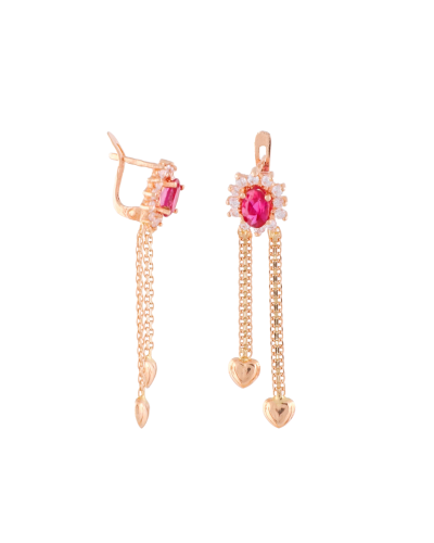 19K Yellow Gold 35mm Heart...