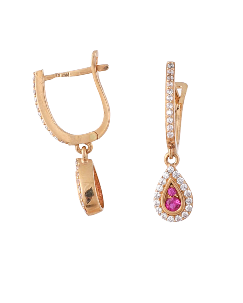 brincos-gota-rosa-ouro