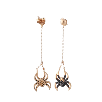 19K Yellow Gold Spiders...