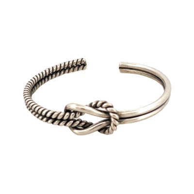 pulseira-nó-corda-prata