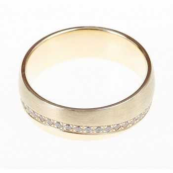 19.2ct Gold Almond Ring 6mm...