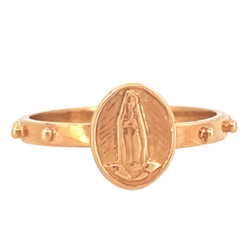Our Lady Fátima Ring in 9K...