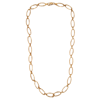9K Yellow Gold Link Necklace