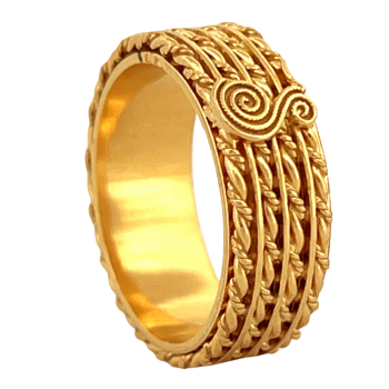 925 Gold Plated Filigree...