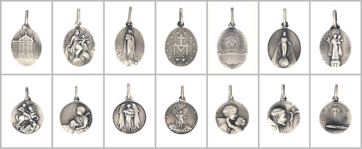 Moda Medalhas em Prata