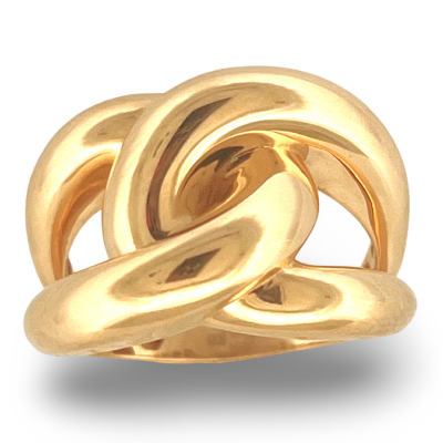 Anillo Nudo Elegance en Oro...