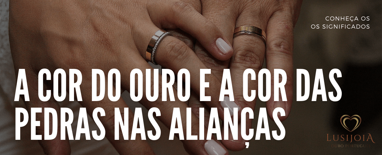 Simbologia do ouro e das pedras em alianças de casamento